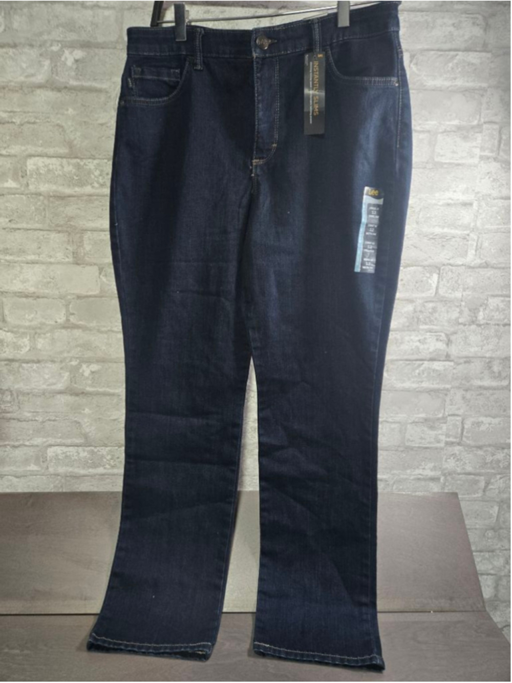 Women's Lee Dark Blue Straight Leg Jeans Size 12
